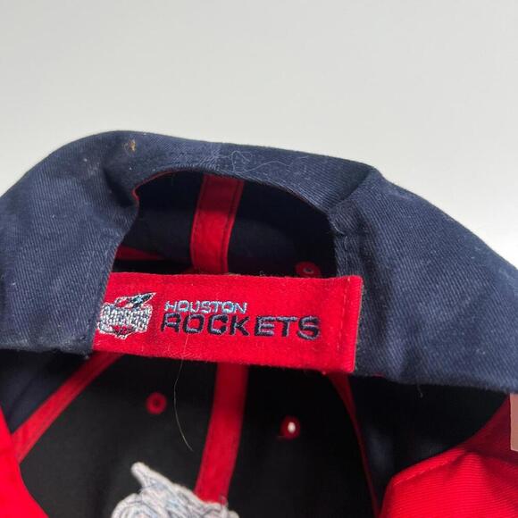 Vintage Houston Rockets Hat 90s Twins Enterprise NBA Cap Made in Macau One Size - Picture 4 of 8